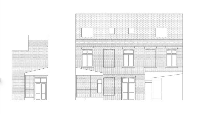 Plan avant surelevation Nouvelle R